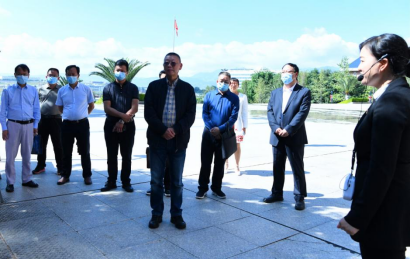 省民族宗教委调研检查组一行对我校创建云南省第四批民族团结进步示范学校进行调研检查